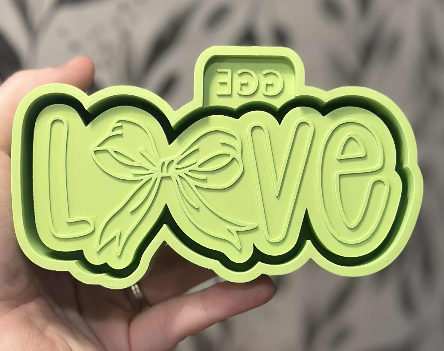 Love with Bow - Silicone Mold