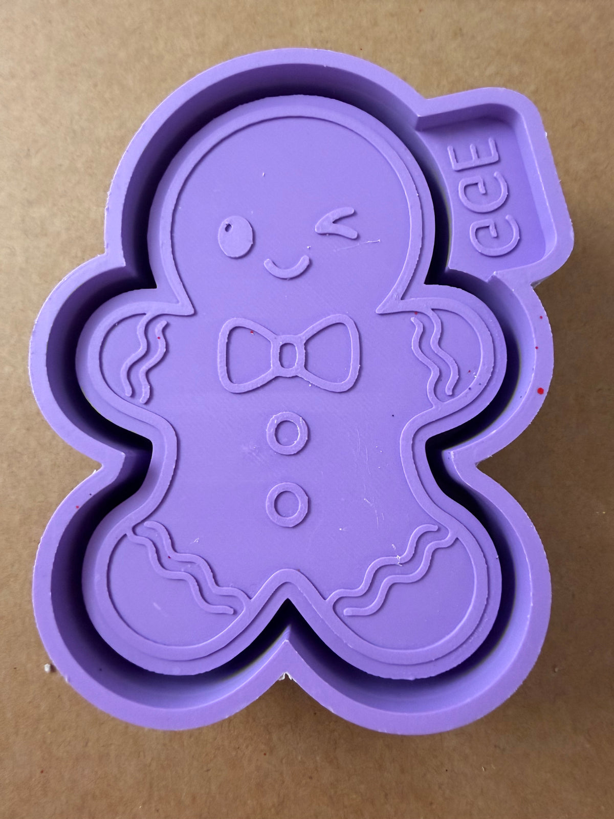 Winking Gingerbread - Silicone Mold