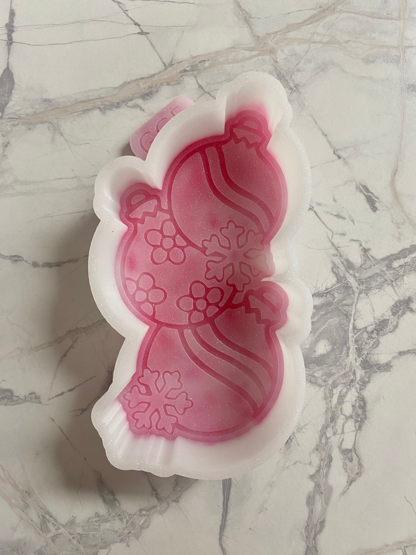 Groovy Ornament Stack Mold - Silicone Mold