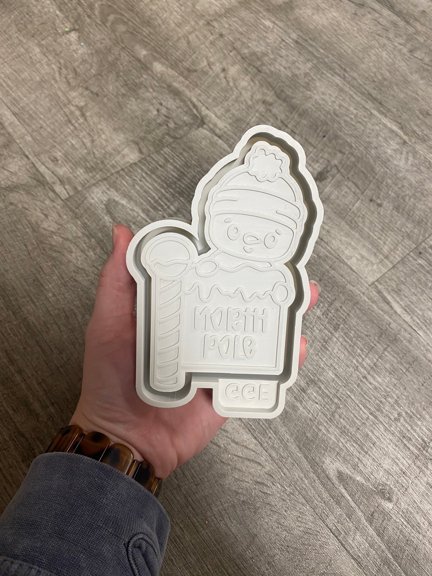 North Pole Snowman - Silicone Mold