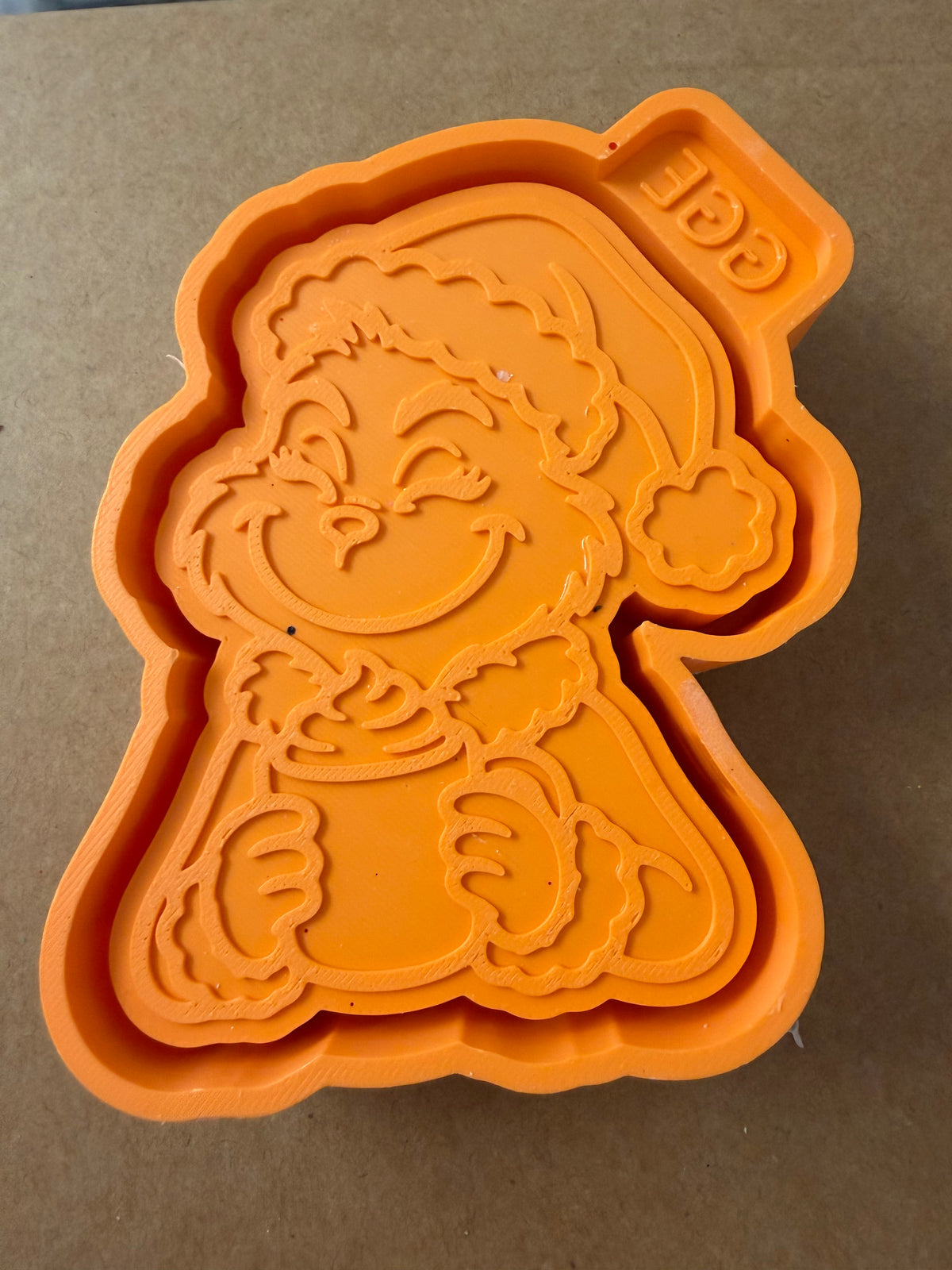 Grinch W/Cup Christmas- Silicone Mold