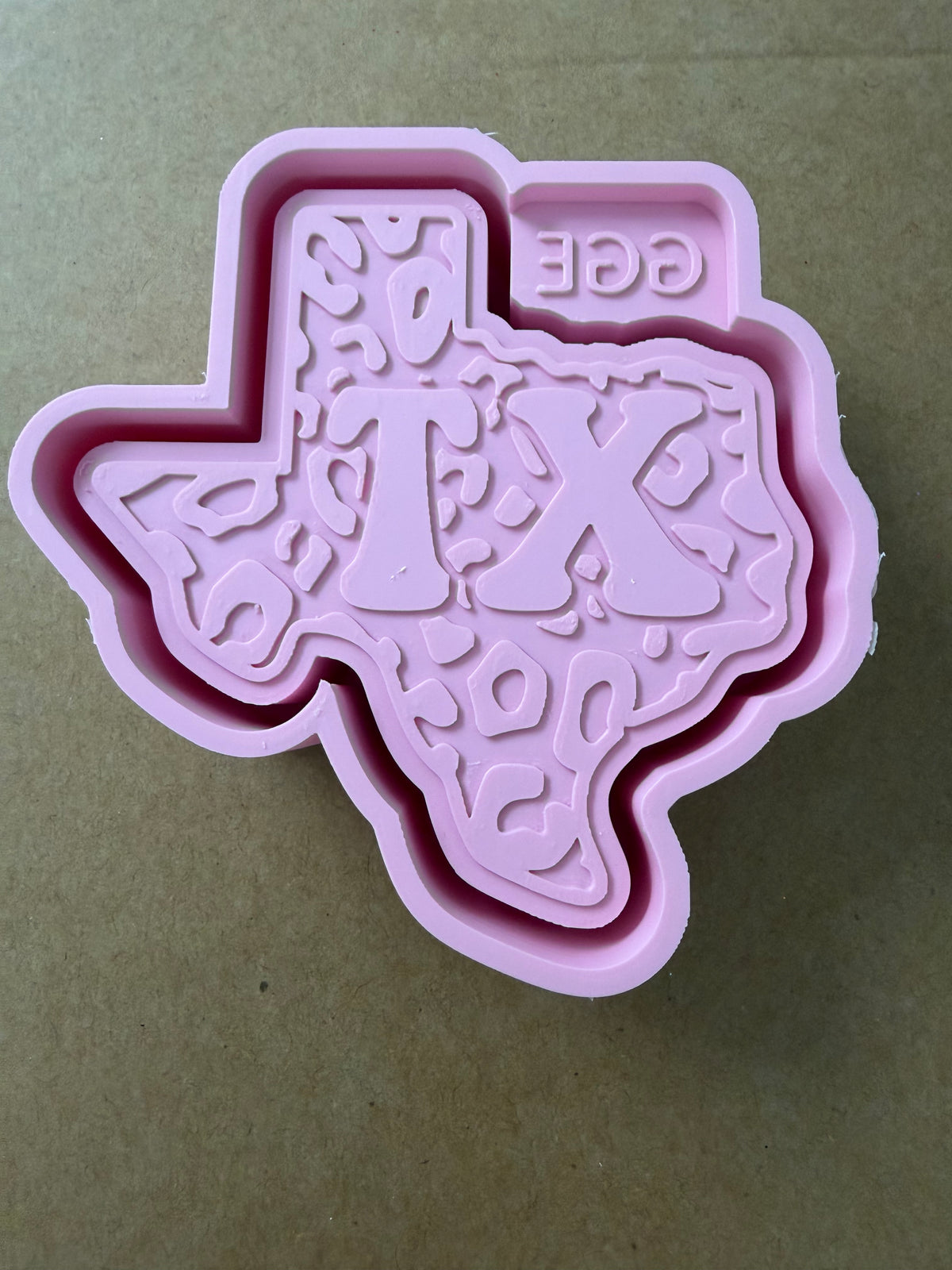 TX - Leopard State - Silicone Mold
