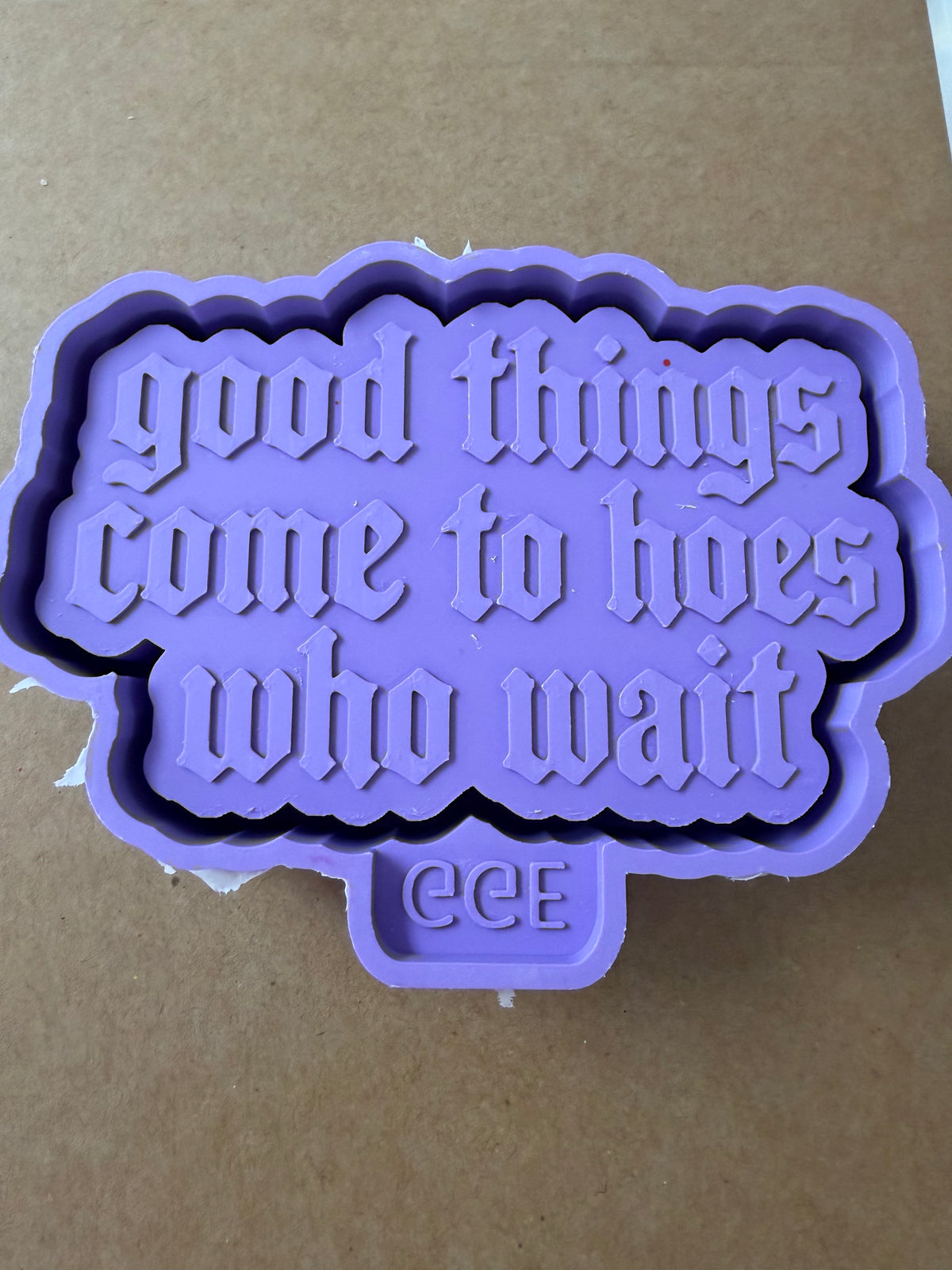 Good Things Come (Old English Font) - Silicone Mold