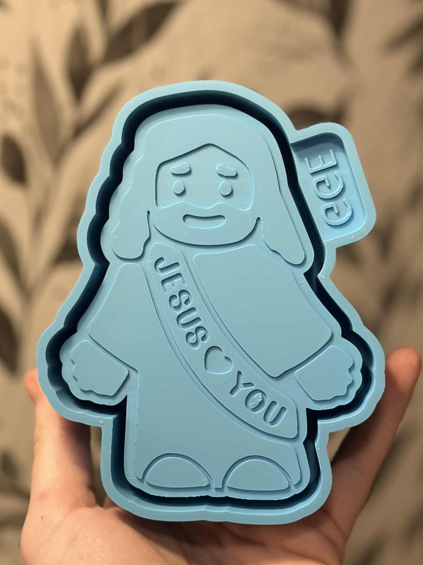 Jesus Loves You Figurine - Silicone Mold