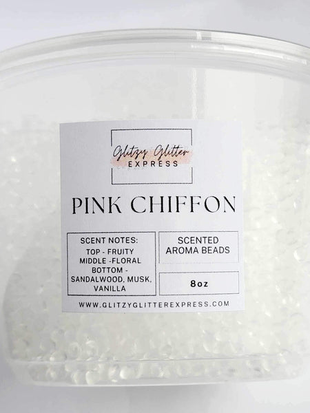 Pre Scented Beads: Pink Chiffon