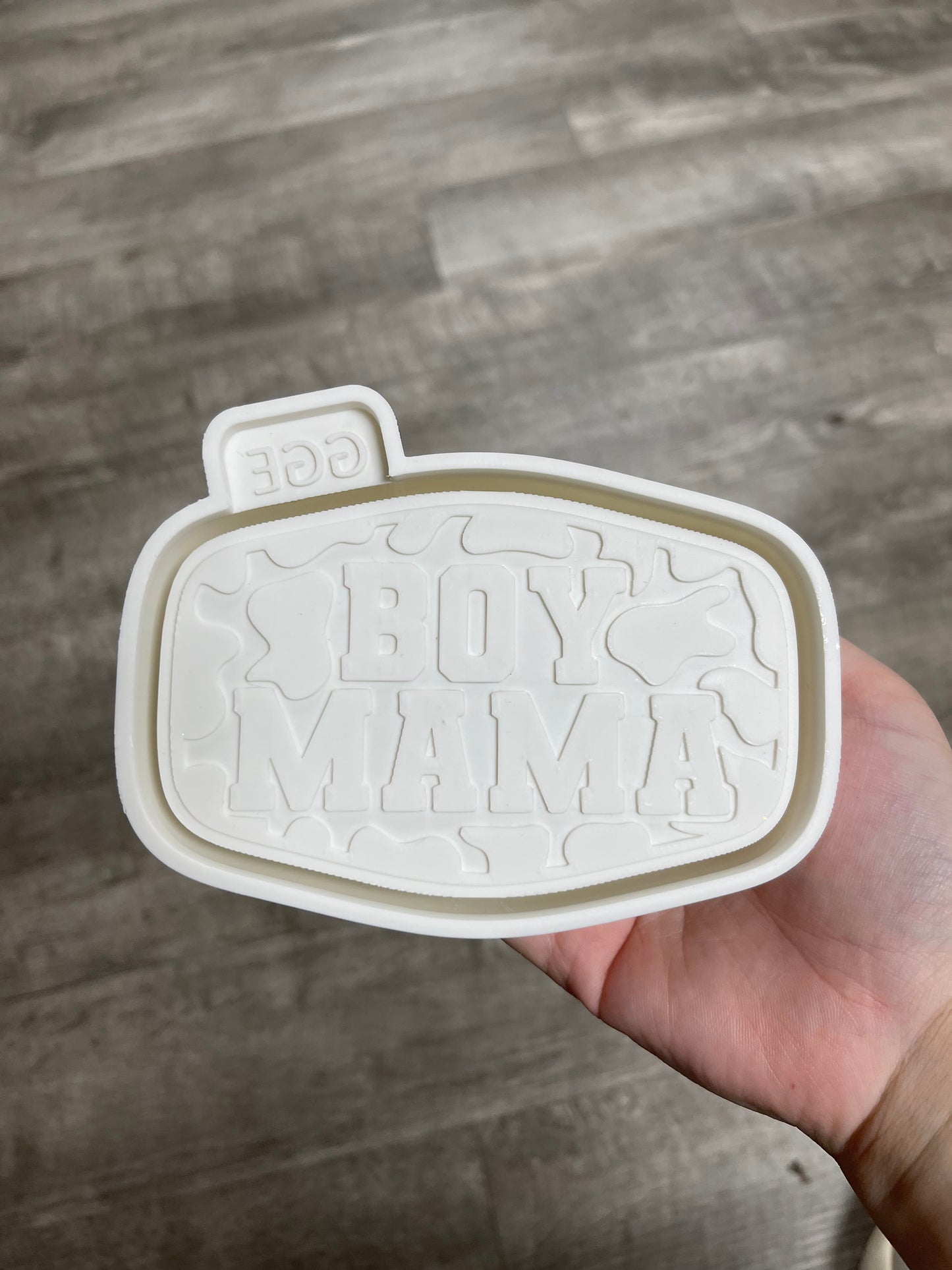 Boy Mama - Cow Print - Silicone Mold