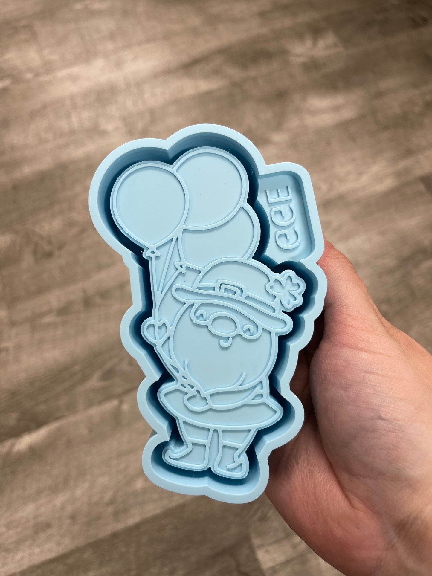 Leprechaun with Balloons - Silicone Mold