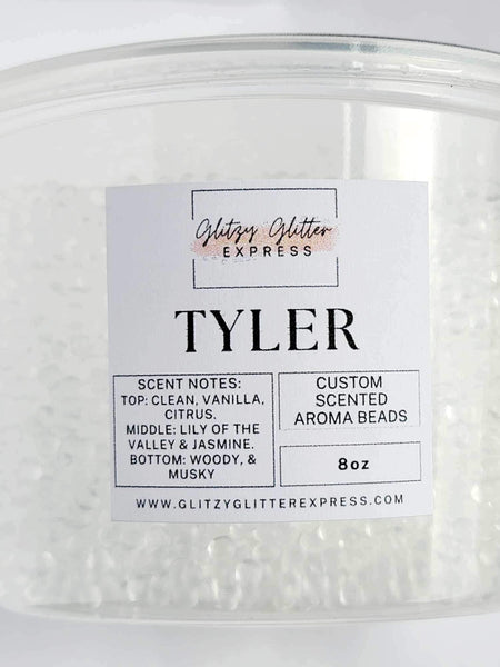 Custom Pre Scented Beads: Tyler