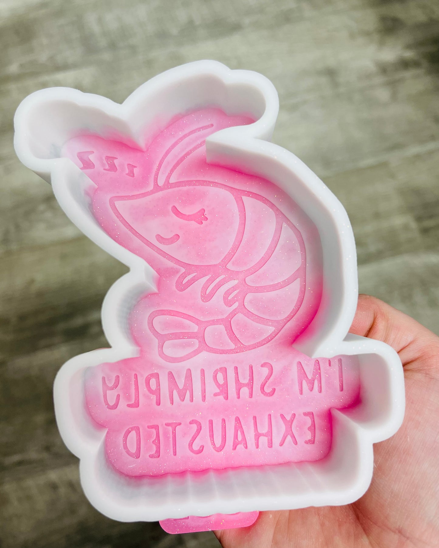 Shrimply Exhausted - Silicone Mold