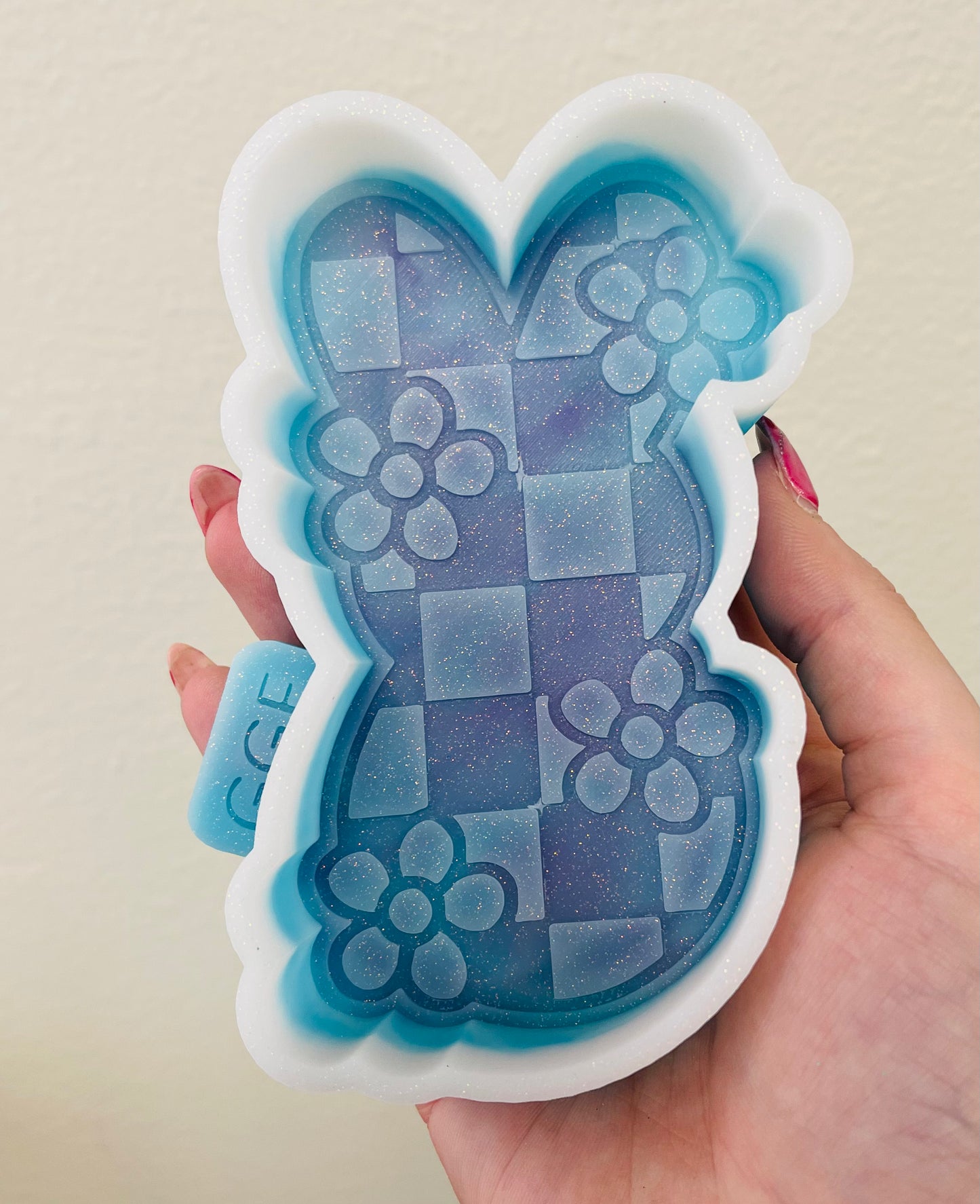 Bunny Checkered - Silicone Mold