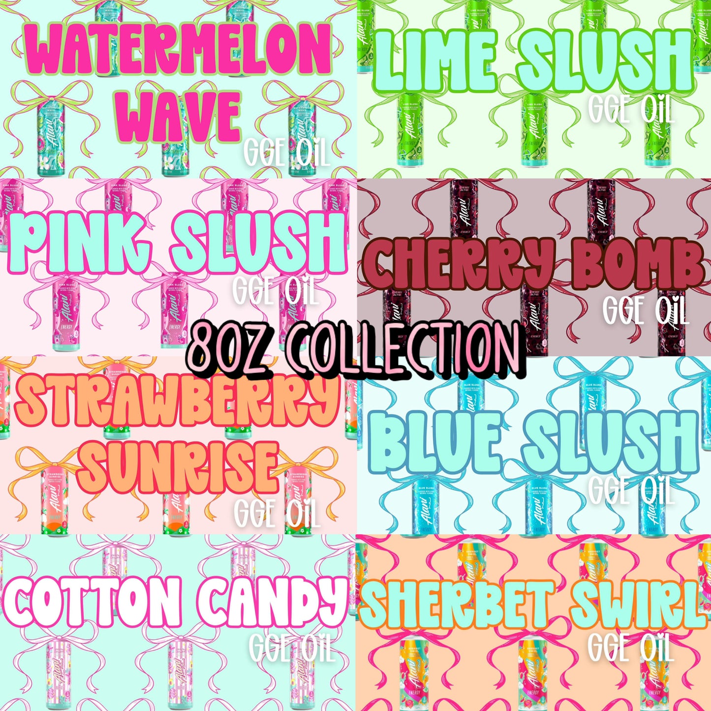 Fragrance Oil: Energy Girl Era Full Collection - 8oz (8 total)