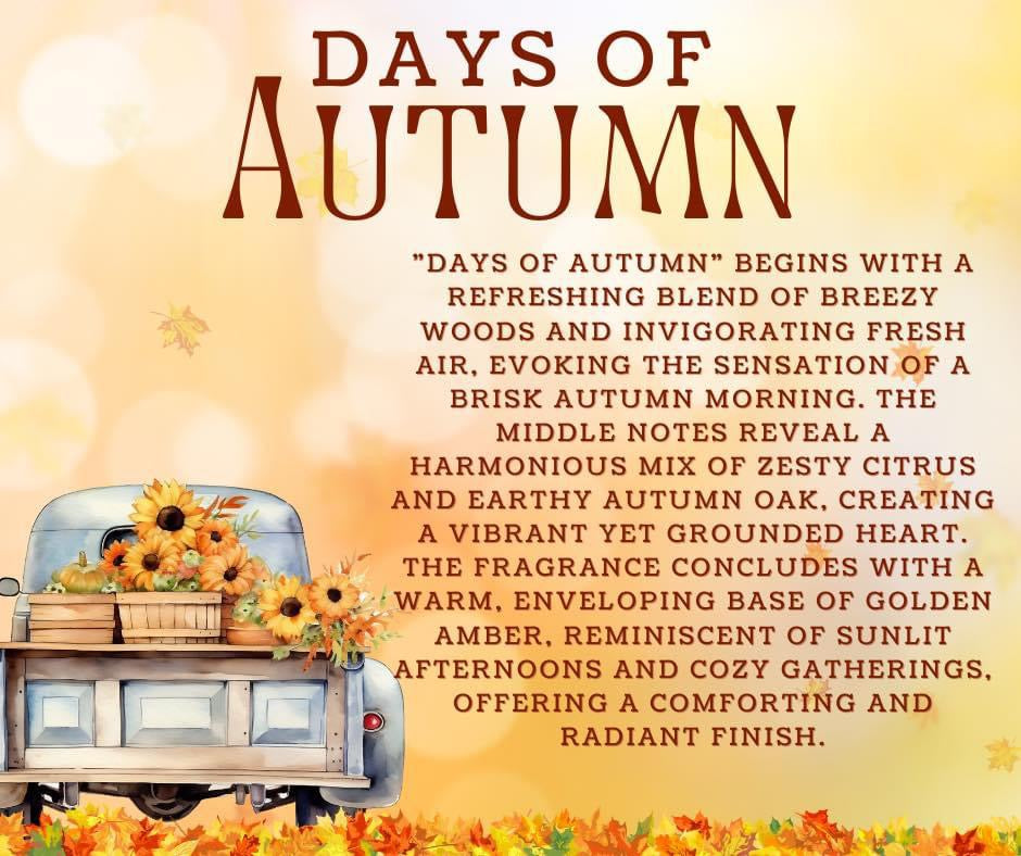 Pre Scented Beads: Days Of Autumn