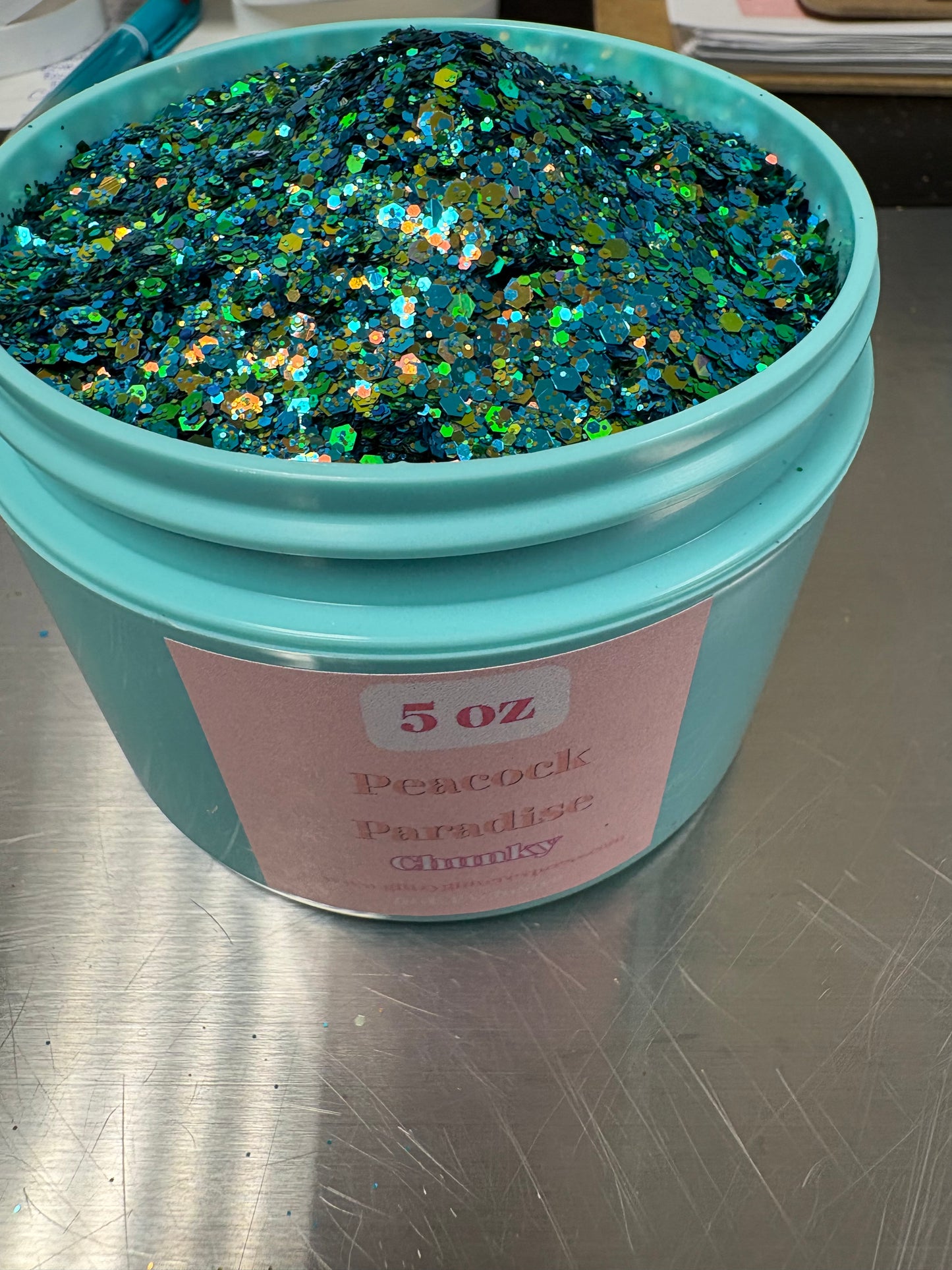 Custom Chunky Mix: Peacock Paradise