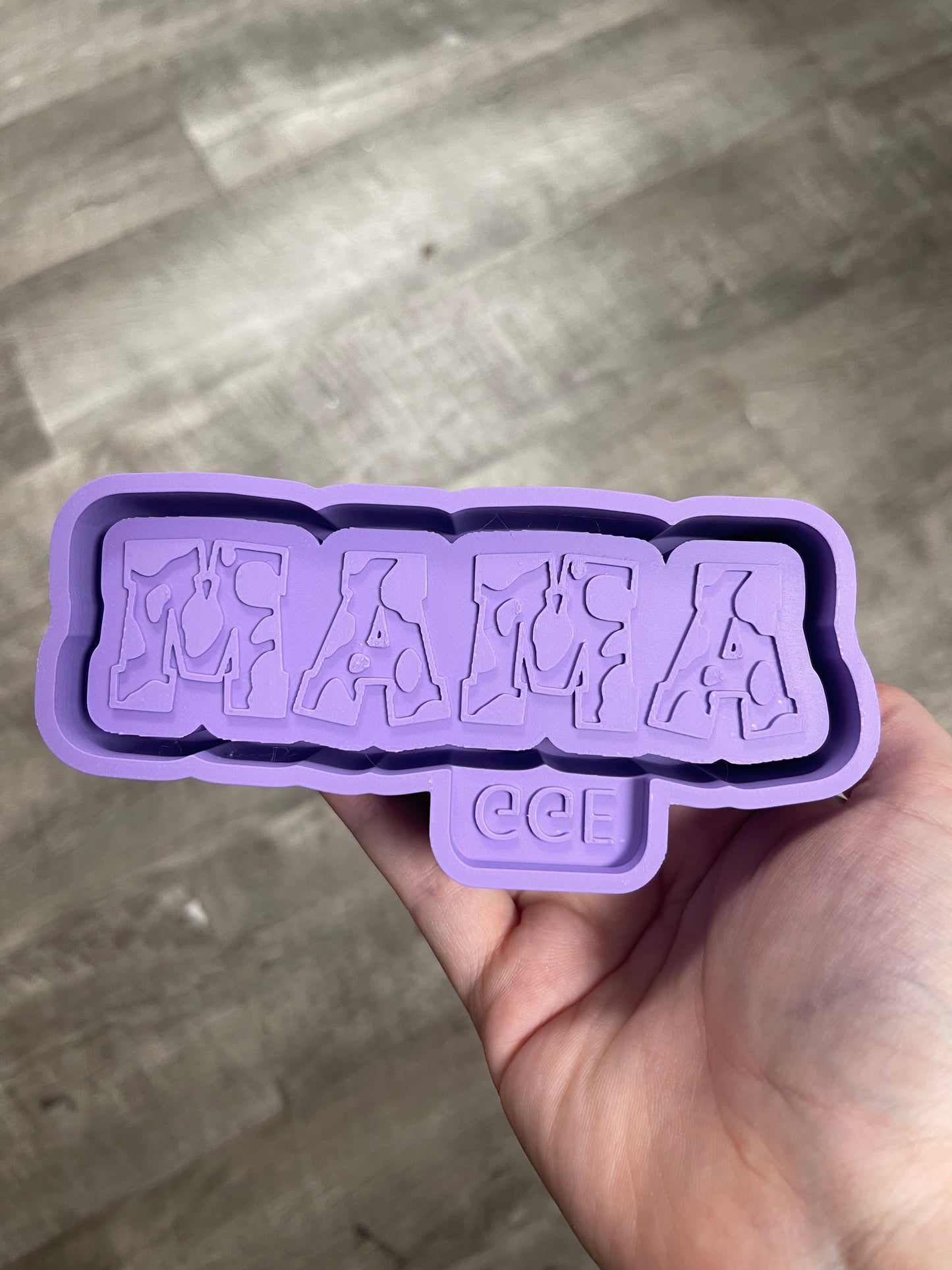 MAMA - Cow Print - Silicone Mold