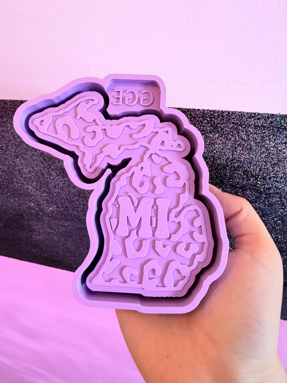 MI - Leopard State - Silicone Mold