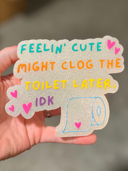 Silicone Mold: Might Clog The Toilet