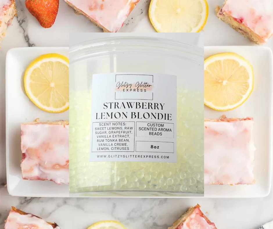 Custom Pre Scented Beads: Strawberry Lemon Blondie