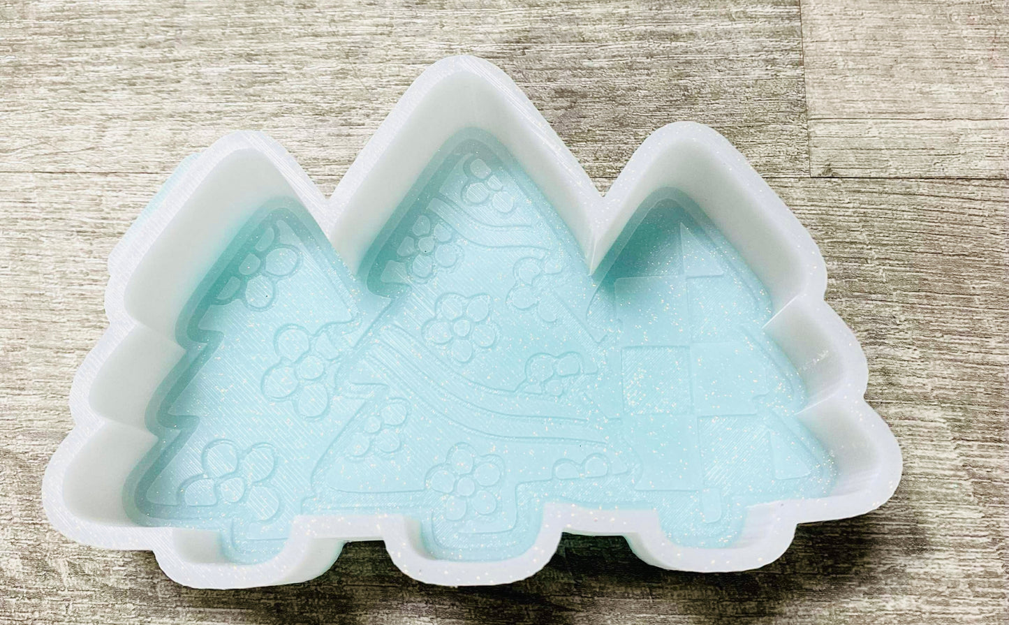 3 Christmas Trees - Silicone Mold