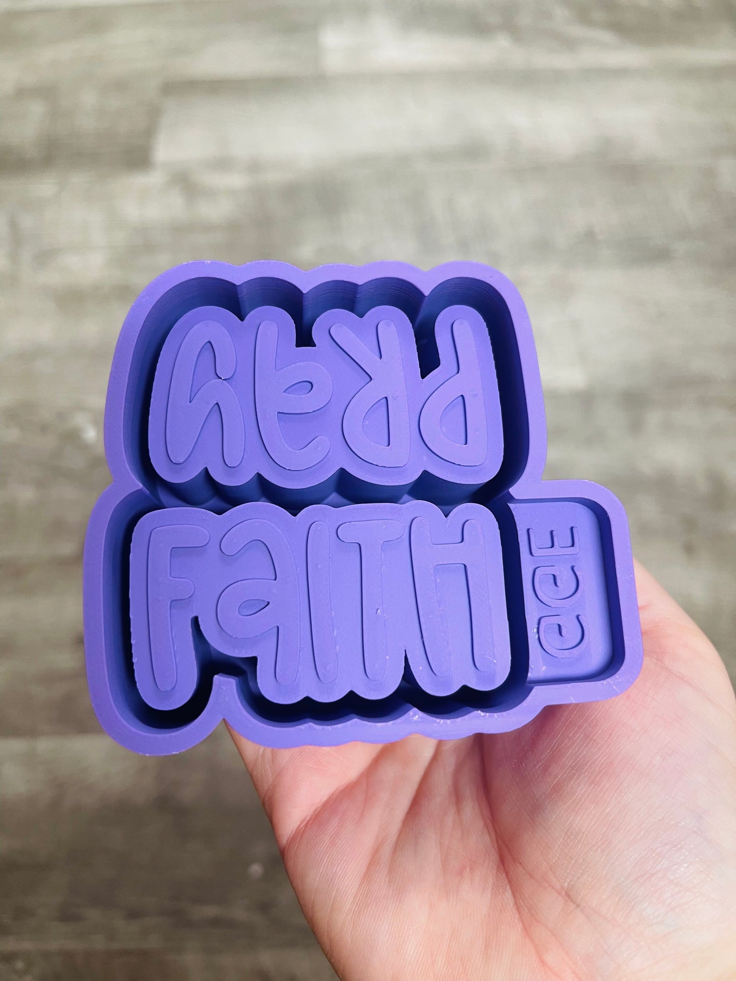 Faith / Pray Vent Clips - Silicone Mold