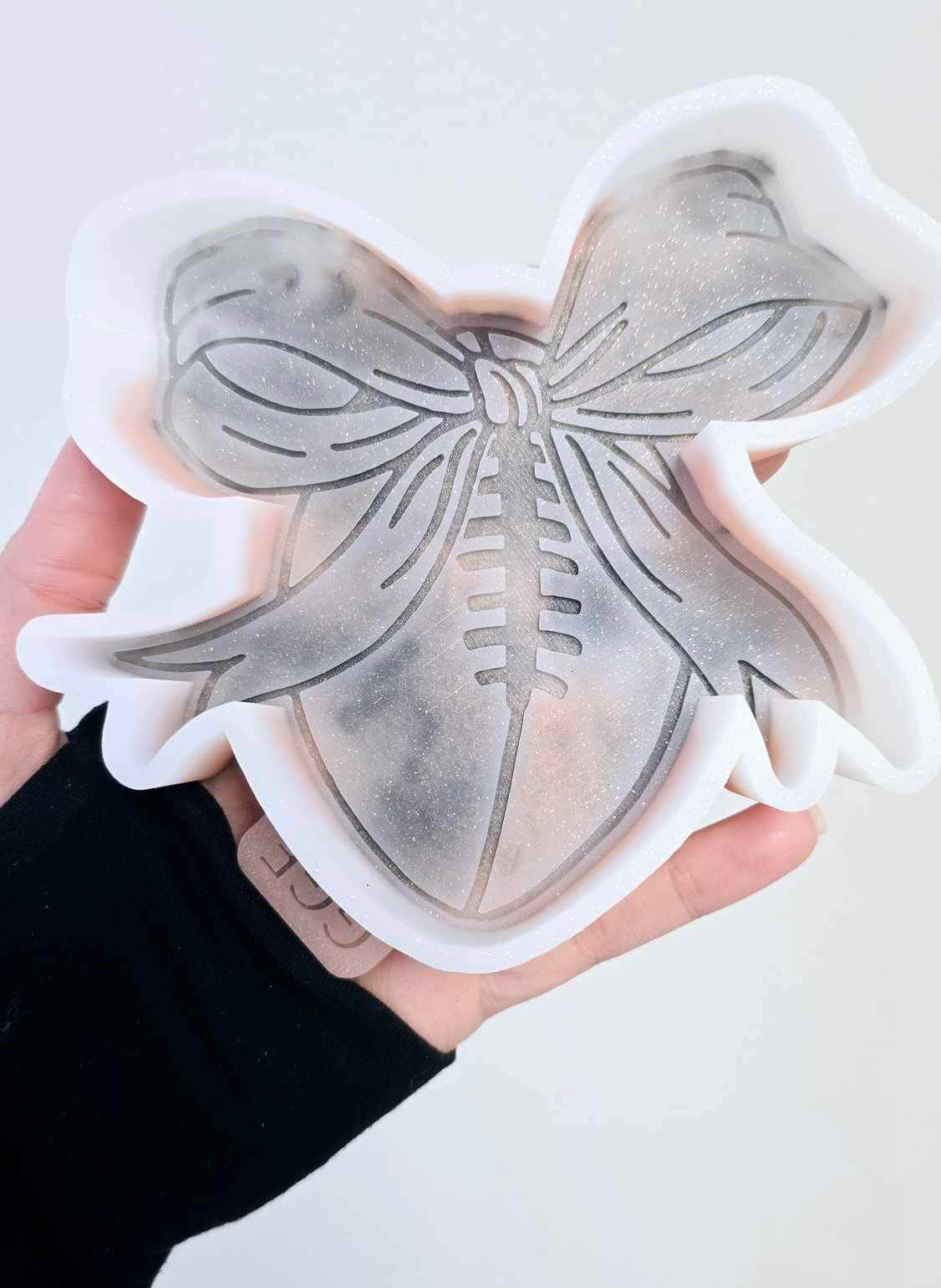 Football Coquette Bow - Silicone Mold