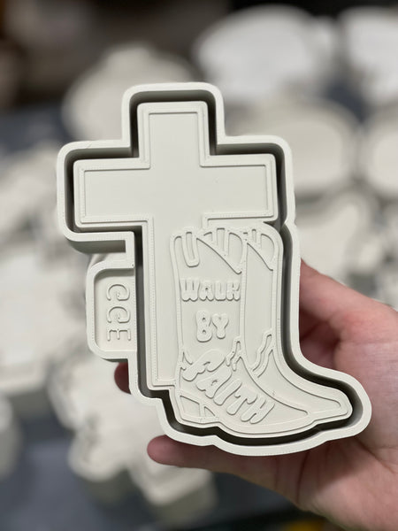 Silicone Mold: Walk By Faith