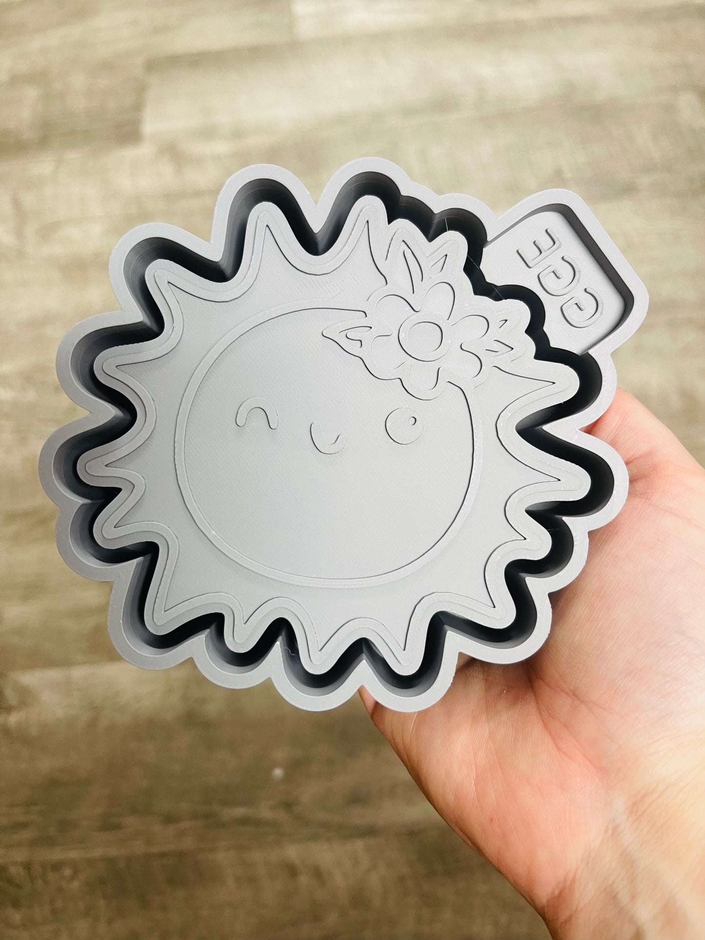 Sun with Flowers - Silicone Mold