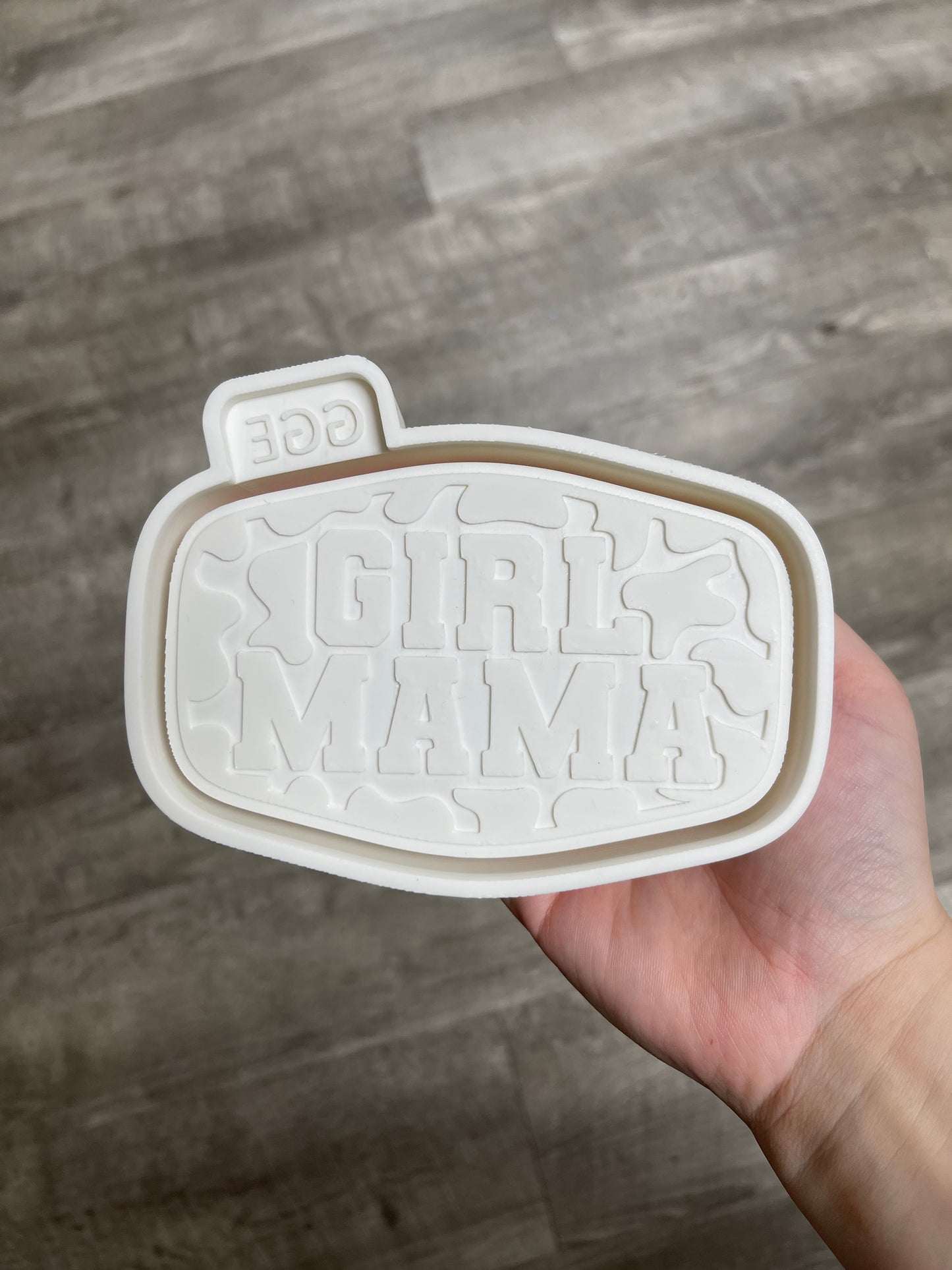 Girl Mama - Cow Print - Silicone Mold