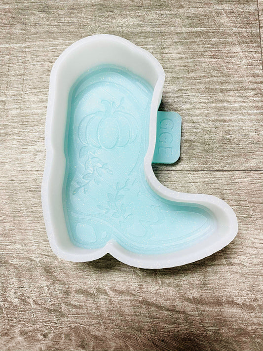 Fall Boot With Pumpkin (GGE EXCLUSIVE) - Silicone Mold