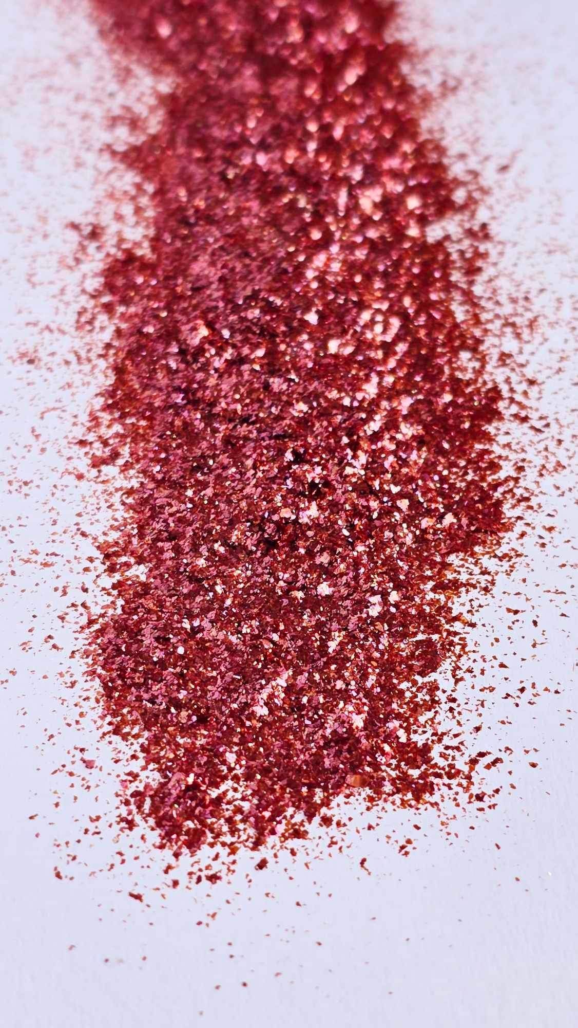 PEARL MICA FLAKE DUST 1OZ: Red Ragtop