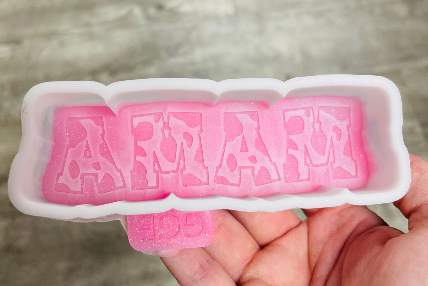 MAMA w/Cow print - Silicone Mold