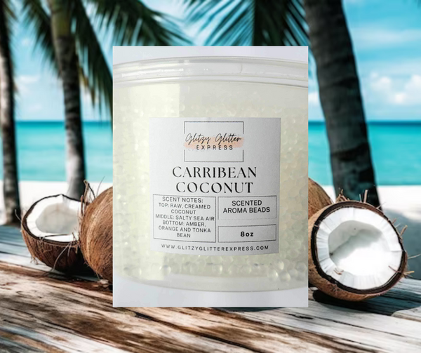 Pre Scented Beads: Caribbean Coconut