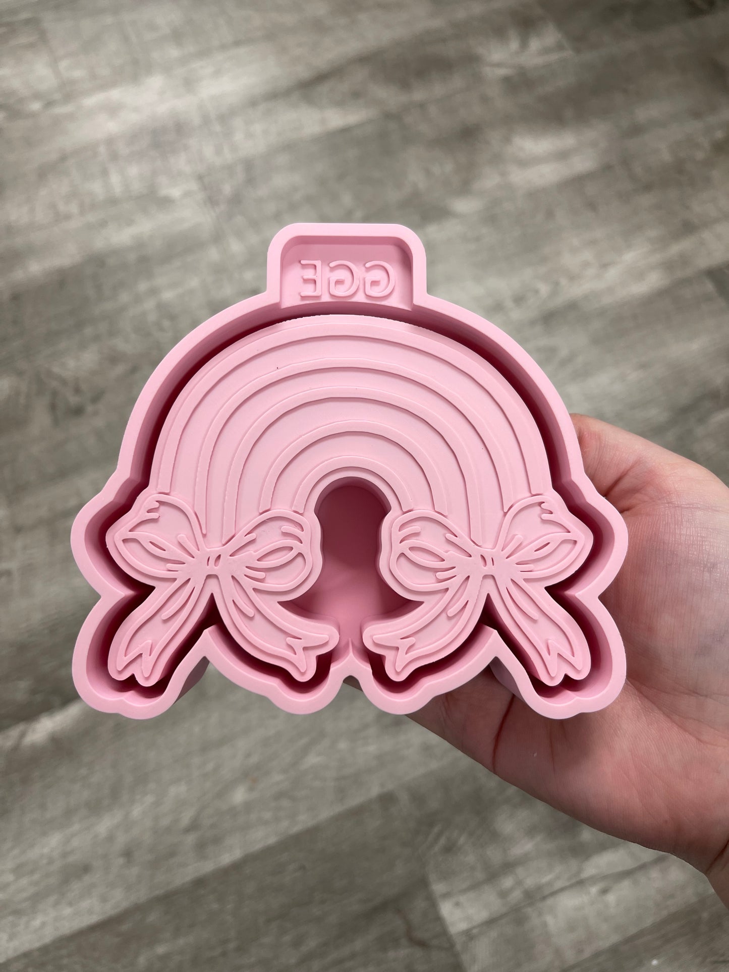 Rainbow with GGE Bow - Silicone Mold