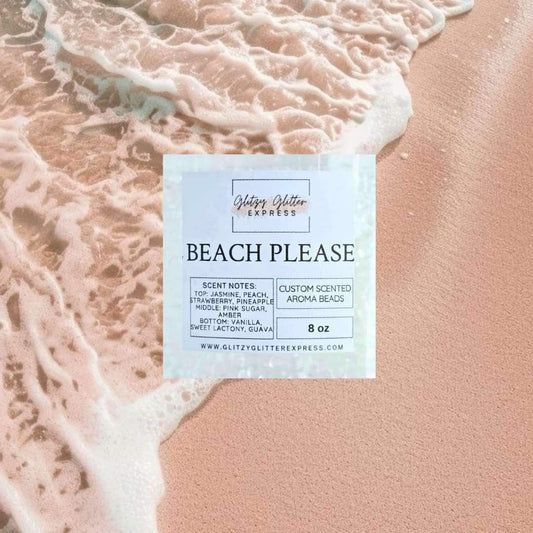 Custom Pre Scented Beads: Beach Please