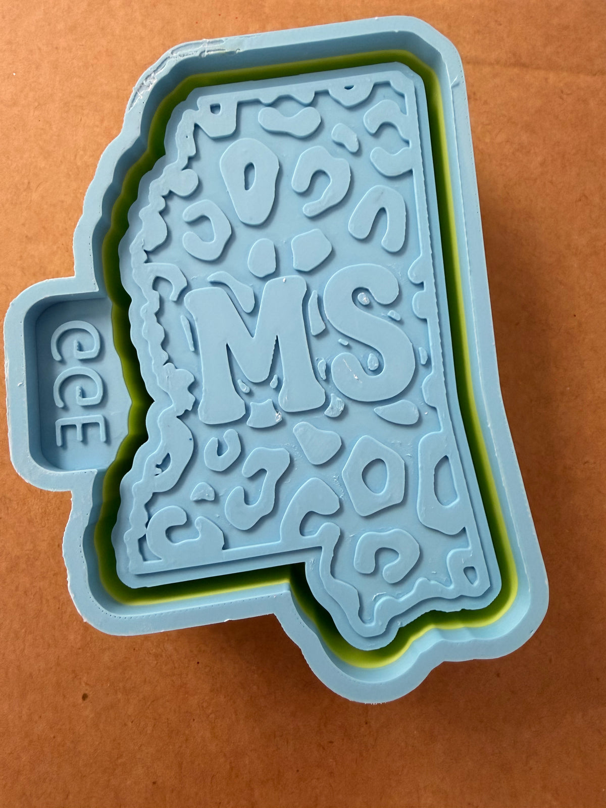 MS - Leopard State - Silicone Mold