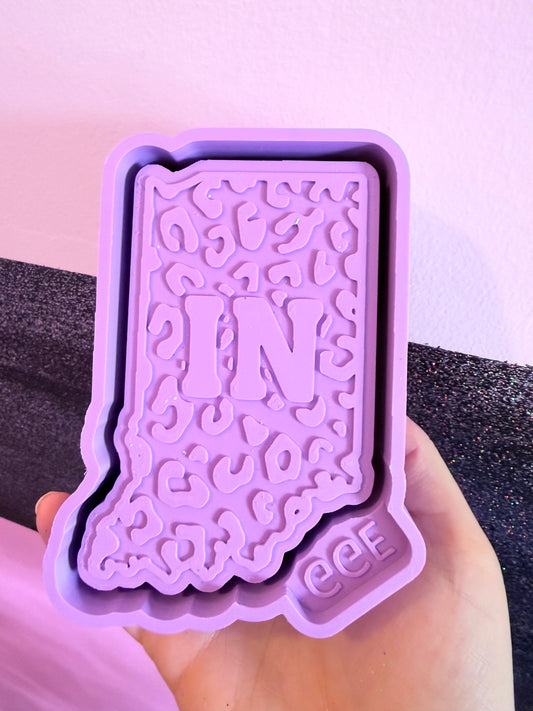 IN - Leopard State - Silicone Mold