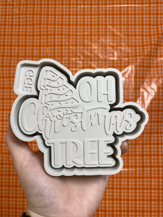 Oh Christmas Tree (SMALLER) Mold - Silicone Mold