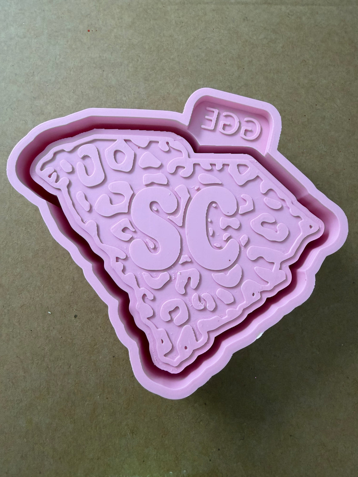SC - Leopard State - Silicone Mold