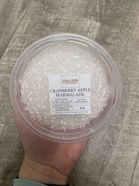 Pre Scented Beads: Cranberry Apple Marmalade