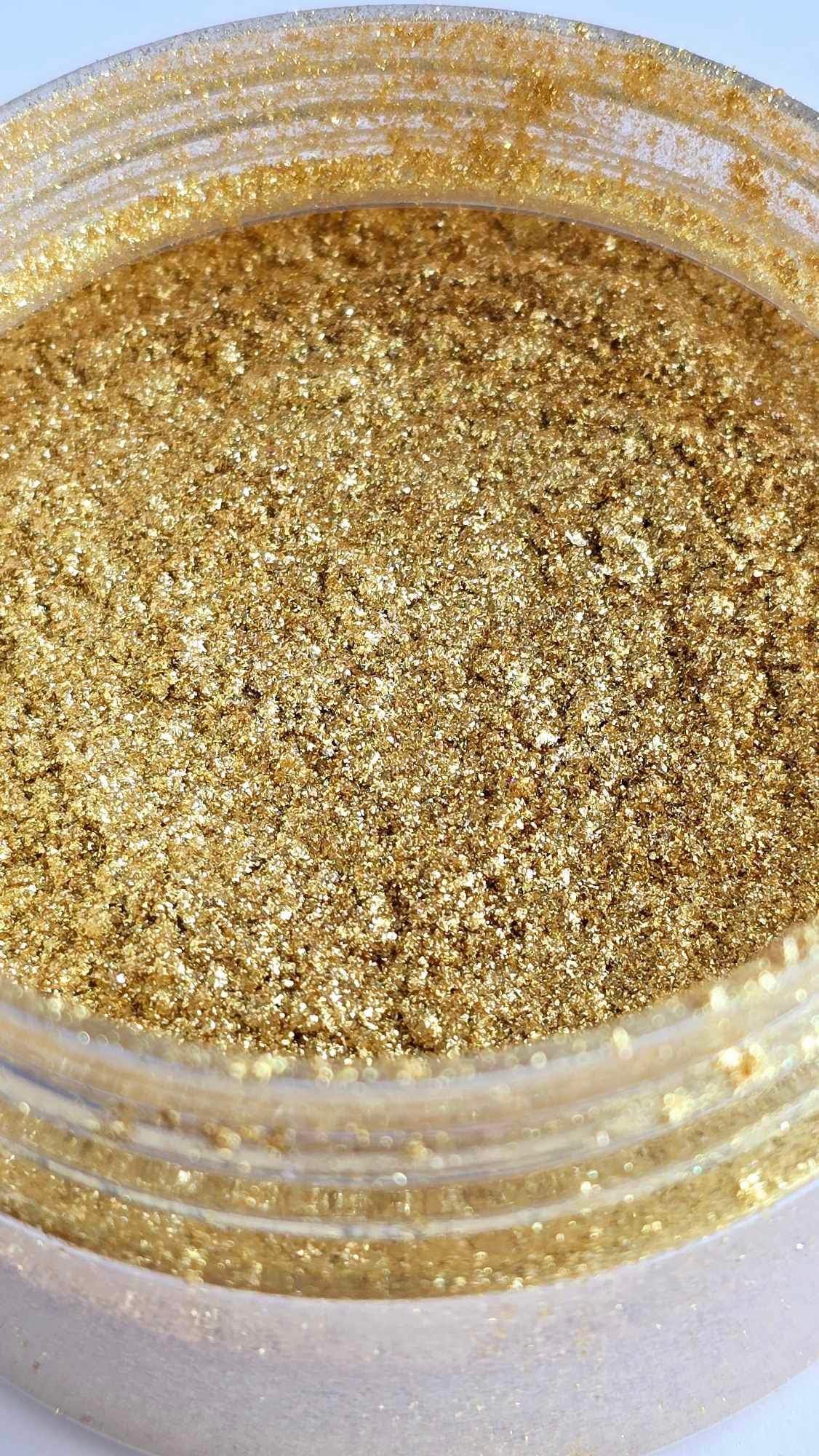 PEARL MICA FLAKE DUST 1OZ: Gold Dabloons