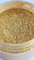 PEARL MICA FLAKE DUST 1OZ: Gold Dabloons