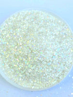 Holographic Mini Chunky Mix: White Sands