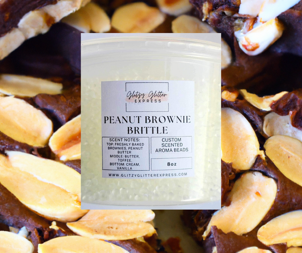 Custom Pre Scented Beads: Peanut Brownie Brittle