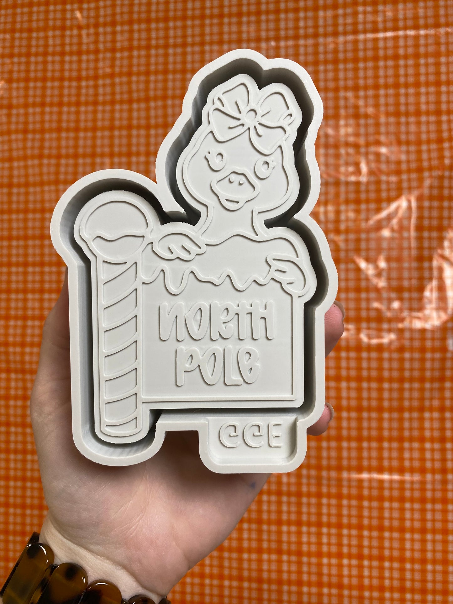 North Pole Goose Mold - Silicone Mold
