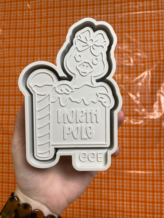 North Pole Goose Mold - Silicone Mold