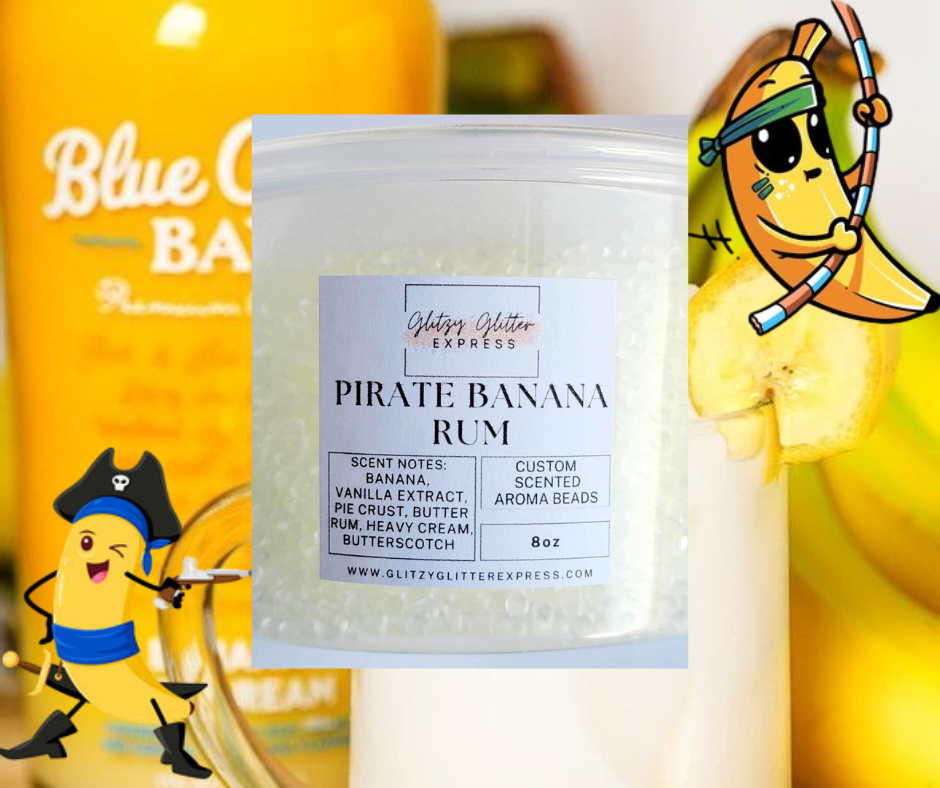 Custom Pre Scented Beads: Pirate Banana Rum