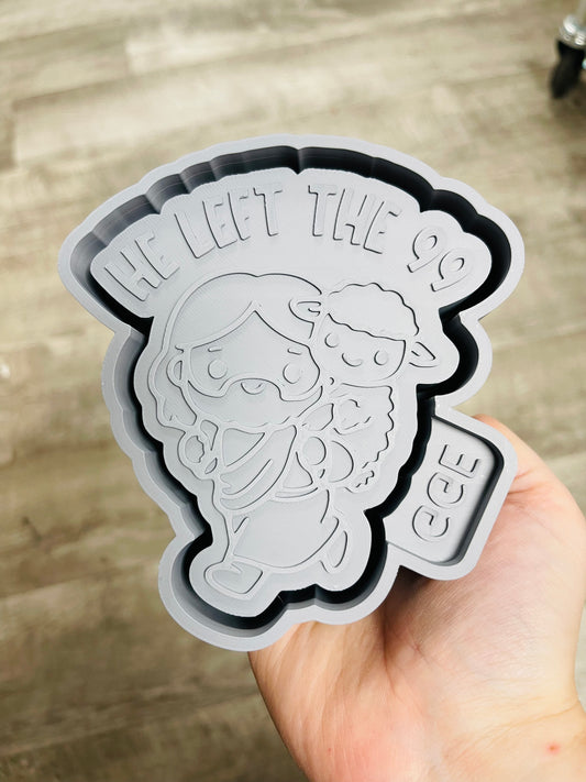 He Left the 99 Kawaii Jesus - Silicone Mold