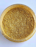 PEARL MICA FLAKE DUST 1OZ: Gold Dabloons