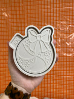 Groovy Peppermint with Bow Mold