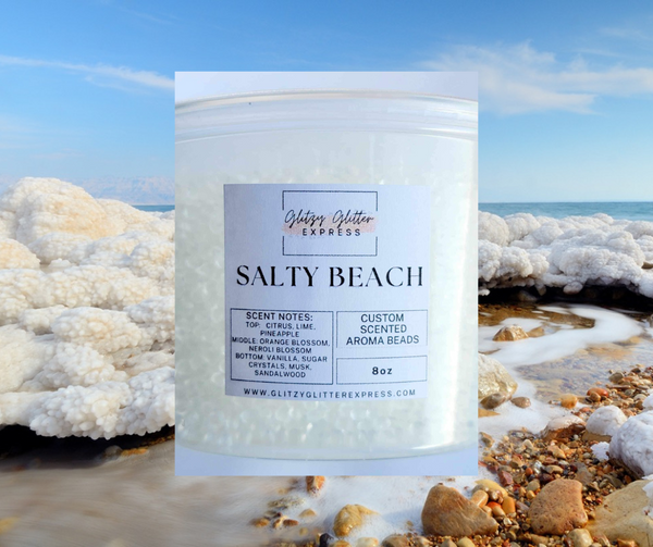 Custom Pre Scented Beads: Salty Beach