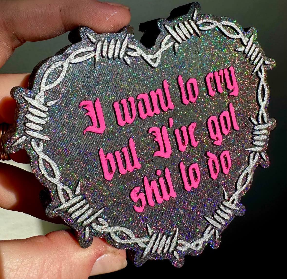 I Want to Cry - Silicone Mold